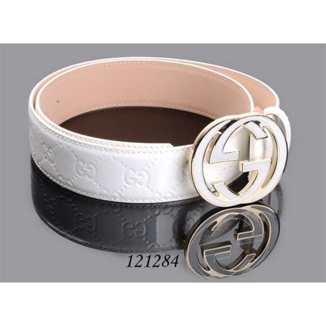 gucci white belt|gucci belt white men.